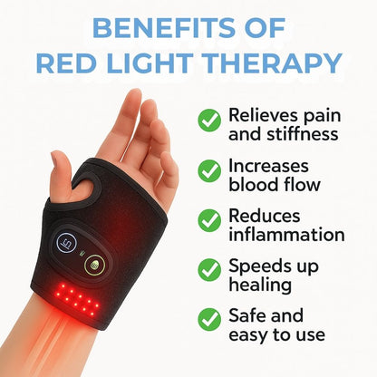 Jumpsy™ Red Light Therapy Wrist Wrap