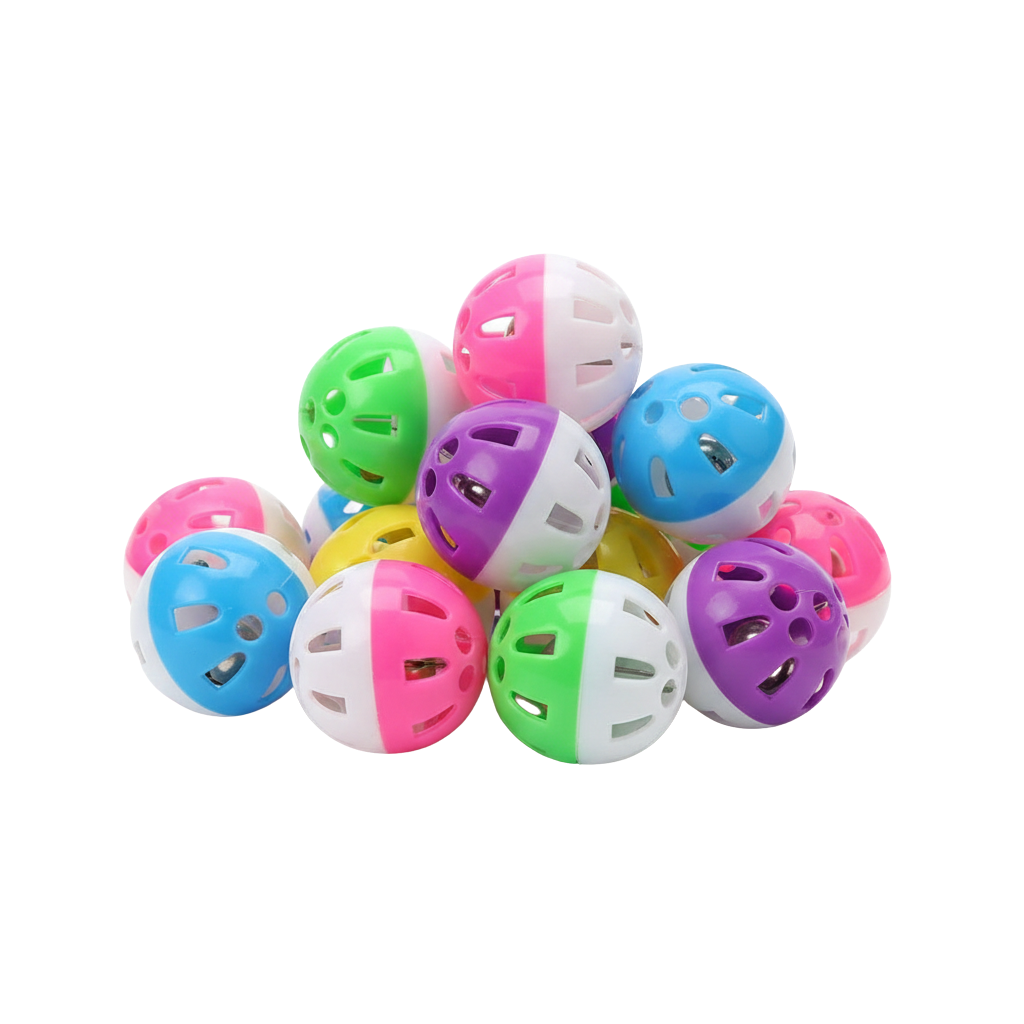 10 PCS Cat Balls with Bell